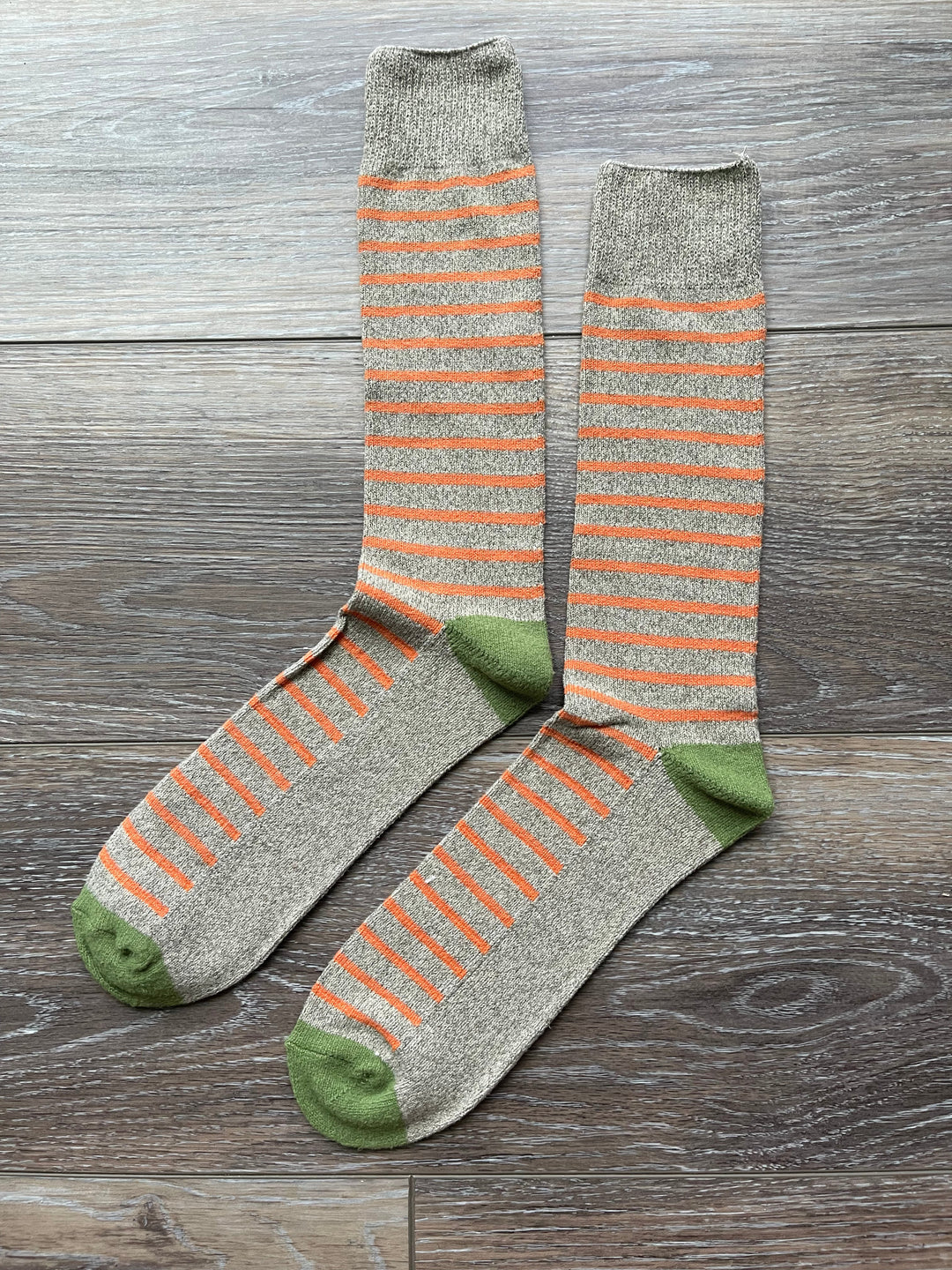 Orange Stripe Socks