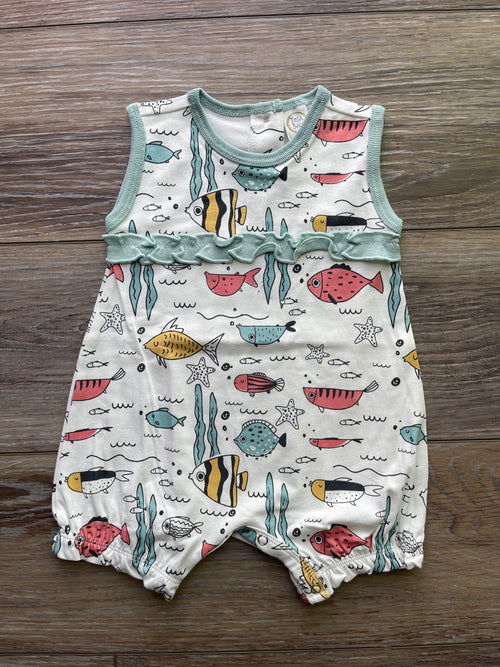 Under the Sea Sleeveless Romper