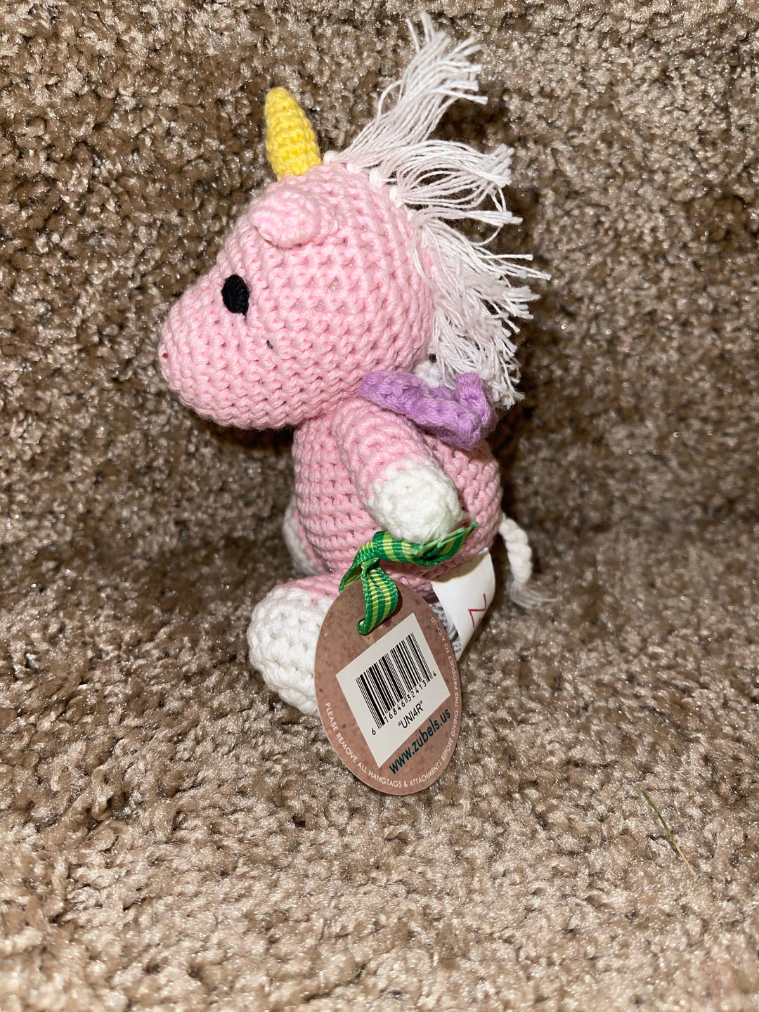 Crochet Unicorn Rattle