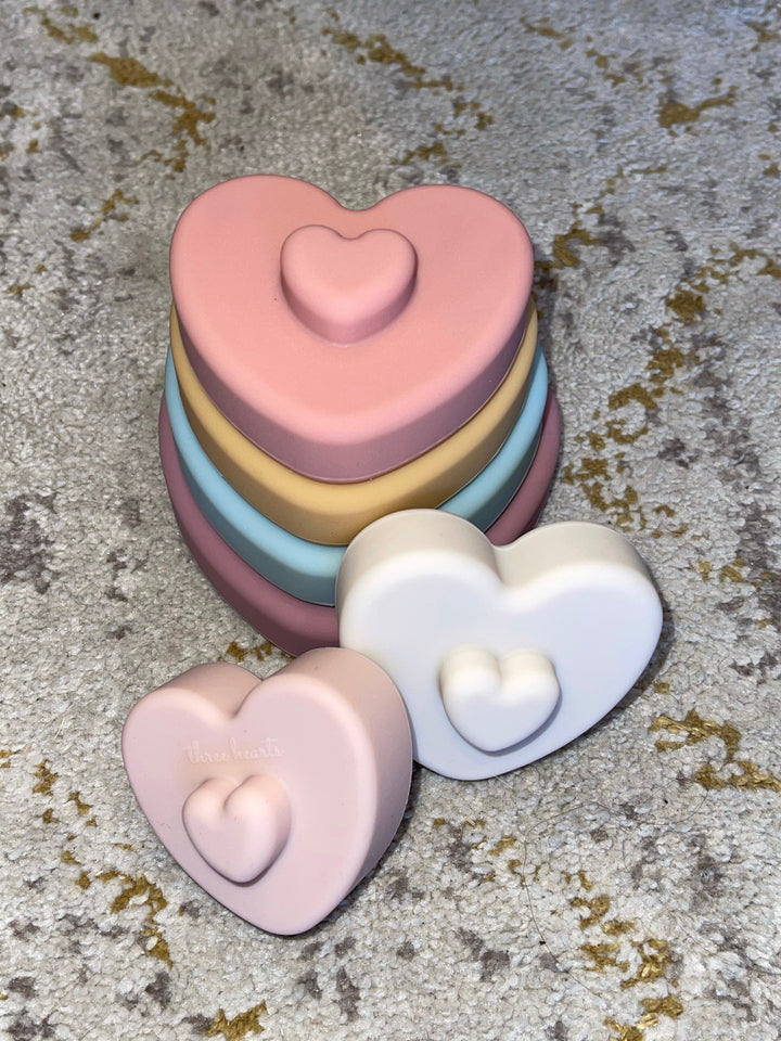 Silicone Heart Stacker