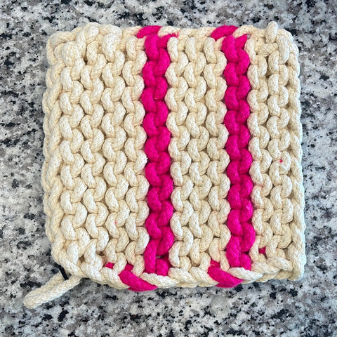 Crochet Hot Pad (Multiple Colors Available)