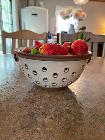 Stoneware Colander