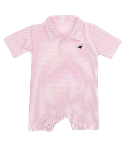 Light Pink Striped Onesie