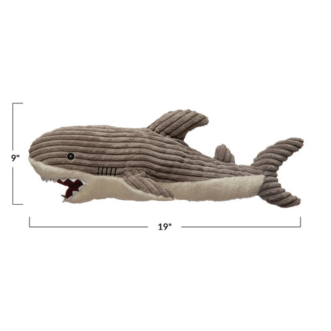 Corduroy Plush Shark