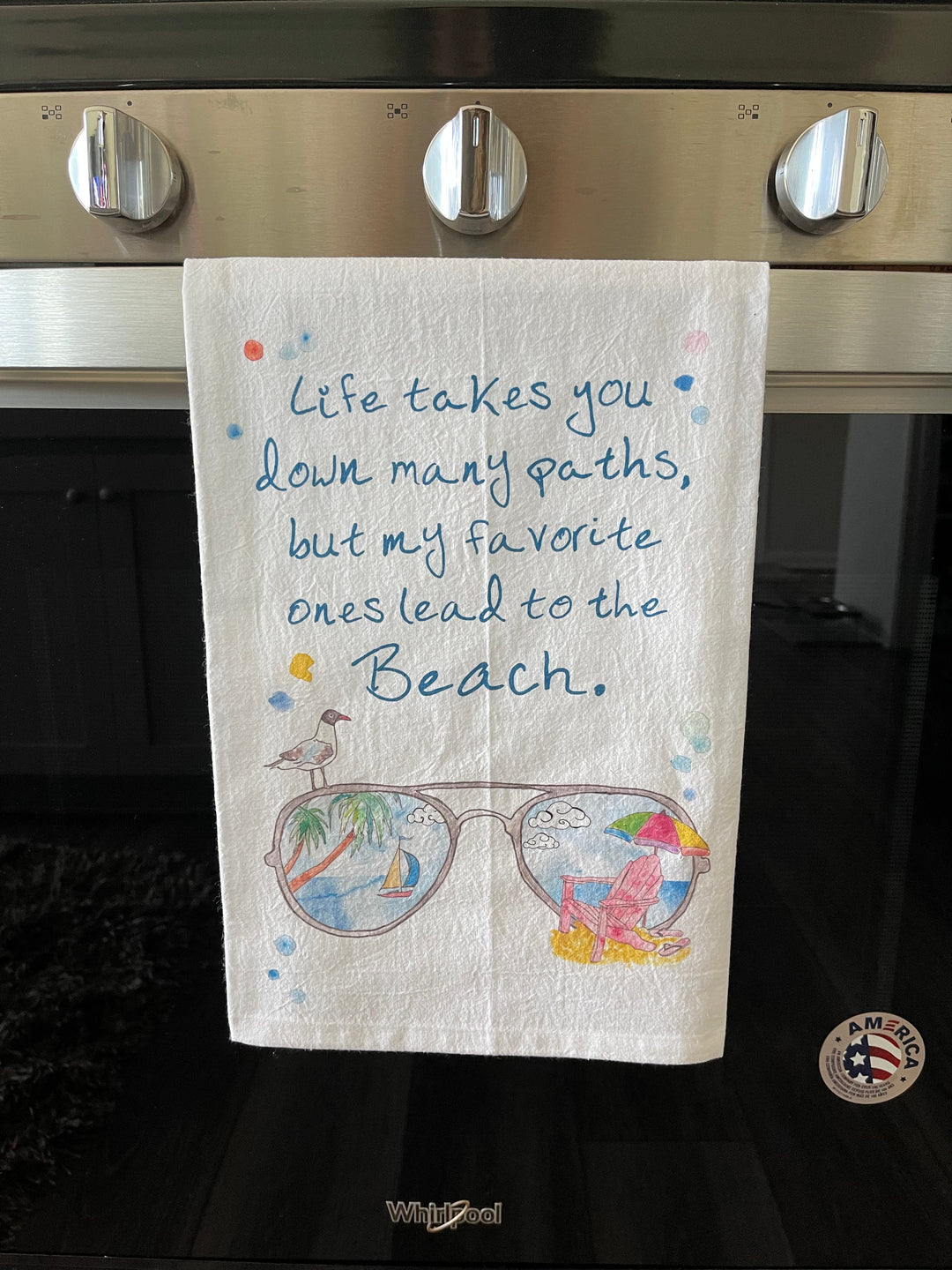 Path to the Beach Tea Towel