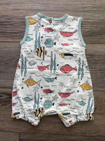 Under the Sea Sleeveless Romper