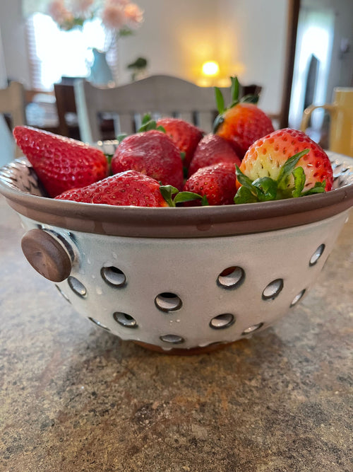 Stoneware Colander