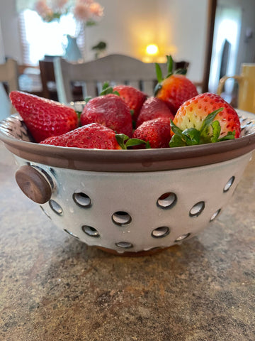 Stoneware Colander