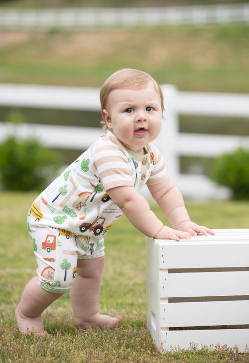 Farmers Market Shortie Romper