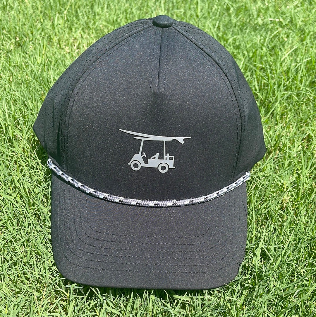 Rope Bald Head Blues Black Hat