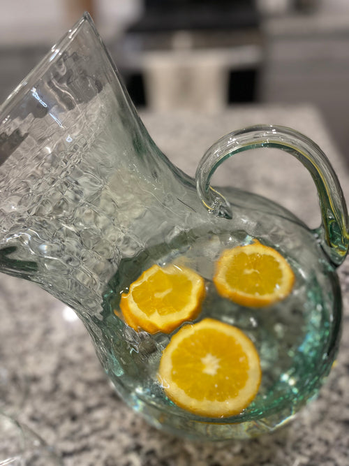Titled Pitcher