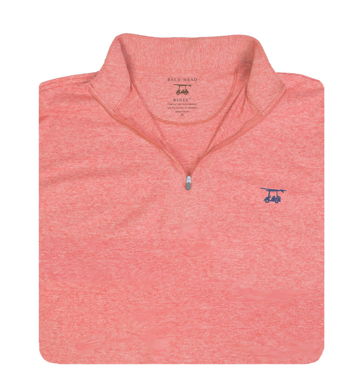 Peach Quarter Zip Pullover