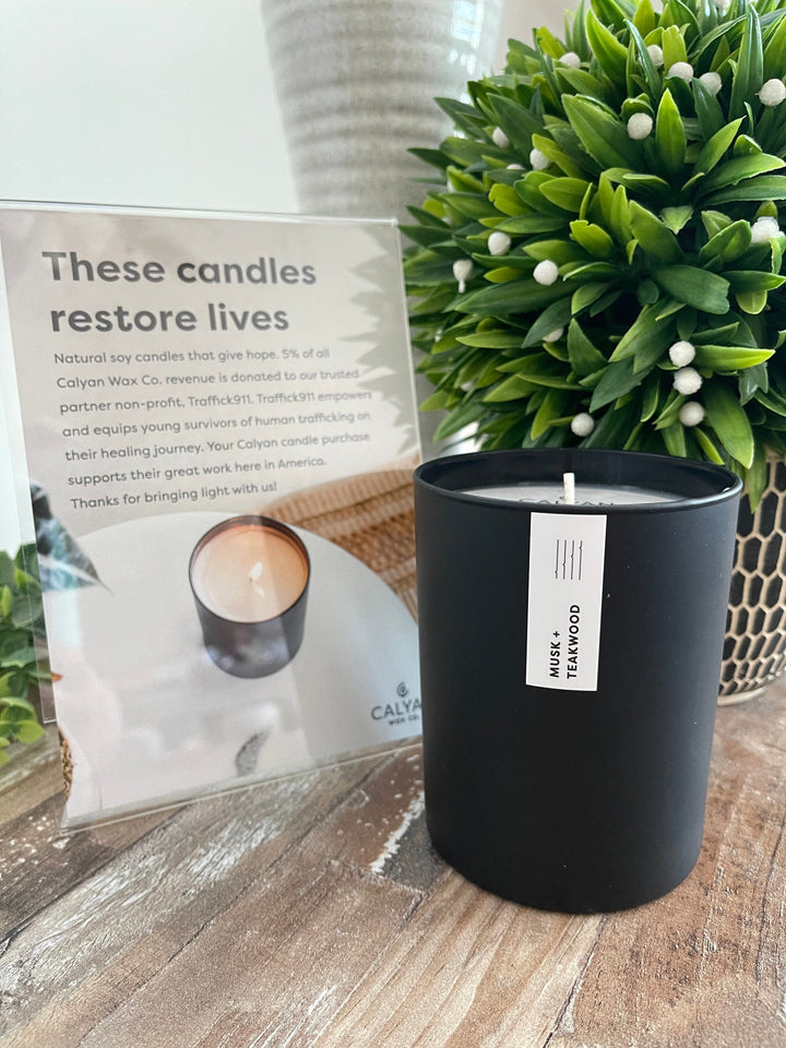 Calyan Candles - Matte Black
