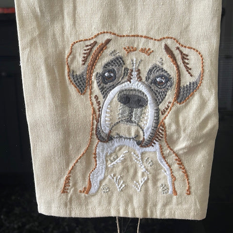 Love My Boxer Kitchen Towel