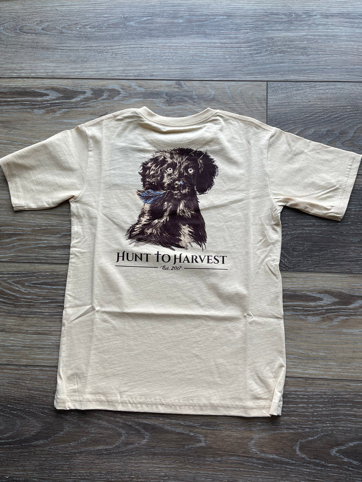 YOUTH Puppy Fever Tee - Sand