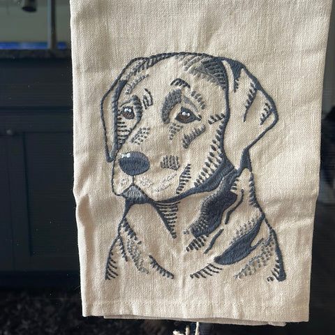 Love My Black Lab Kitchen Towel