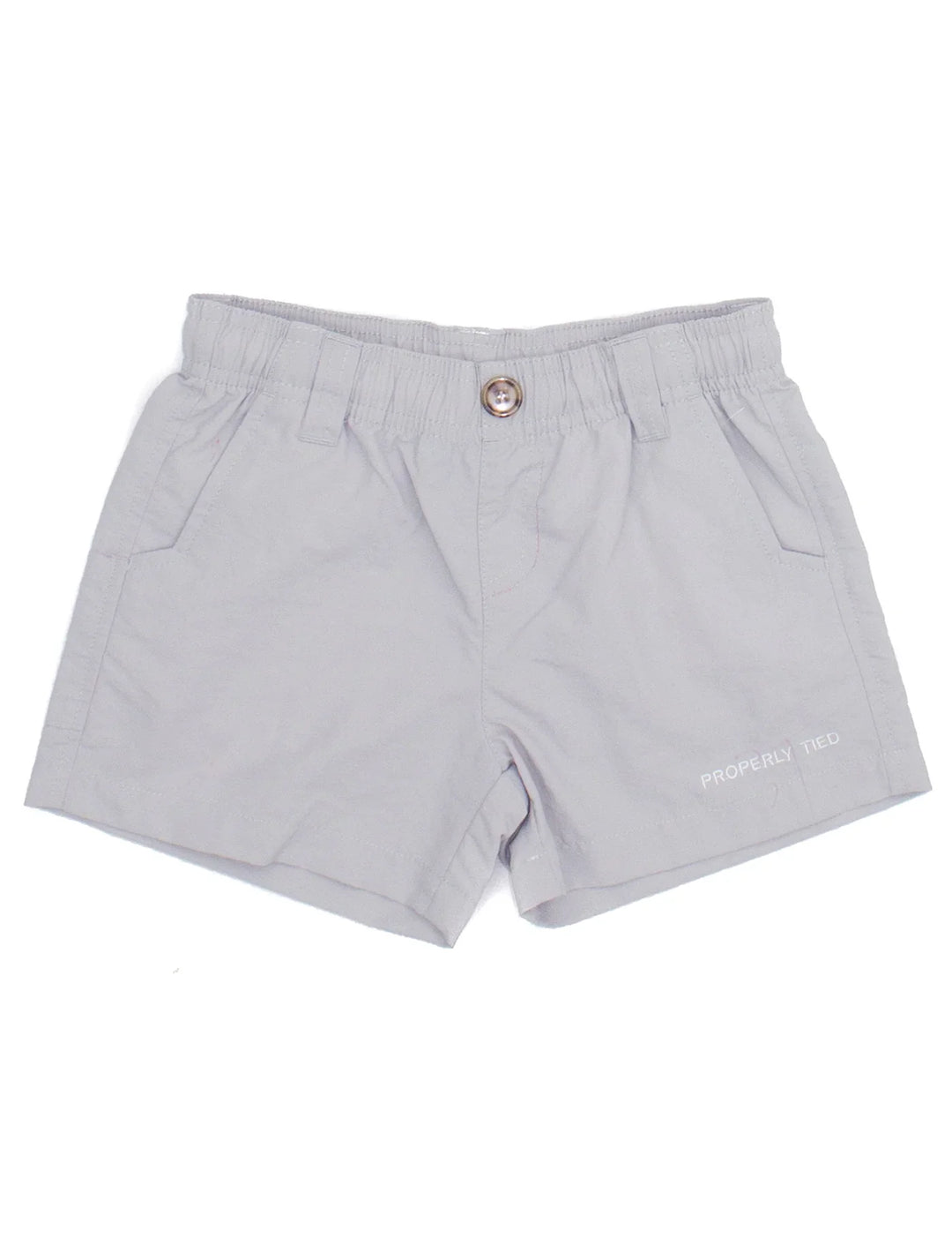 Light Gray Mallard Shorts - Little One