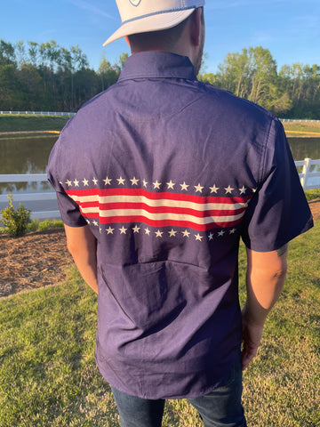 USA Summer Button Up