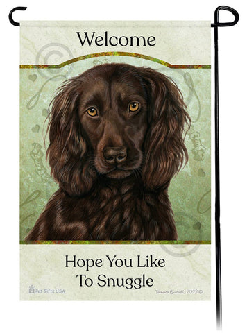 Hope You Like to Snuggle Boykin Garden Flag