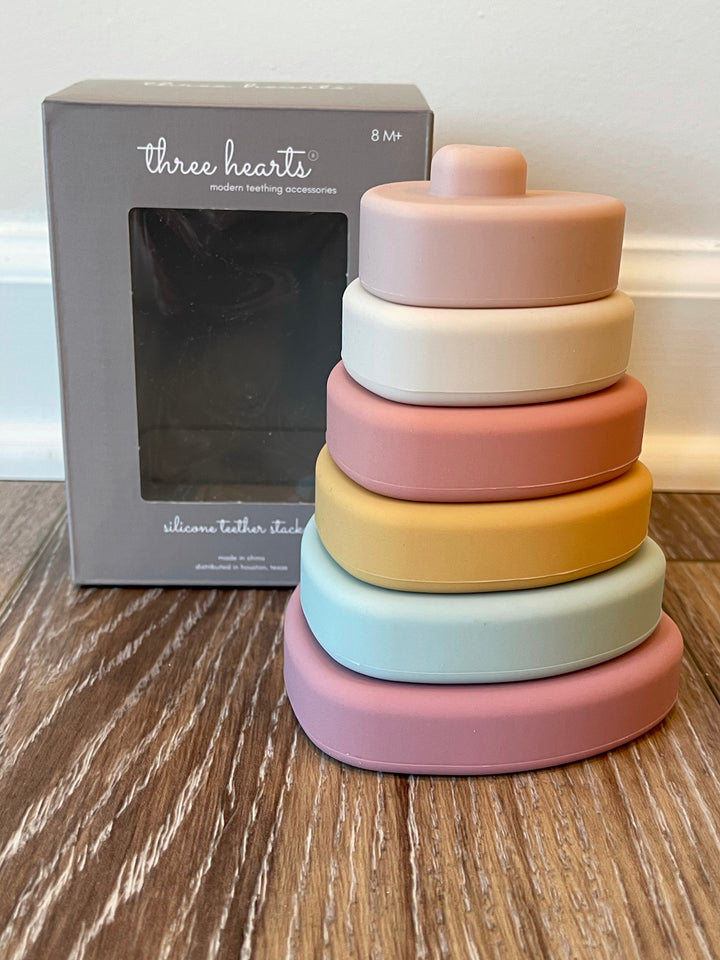 Silicone Heart Stacker
