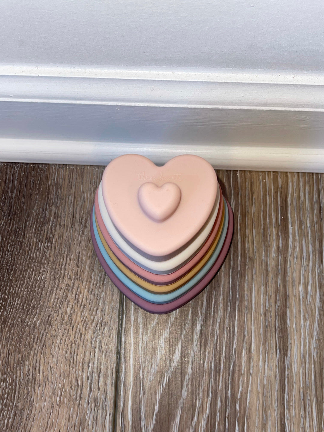 Silicone Heart Stacker