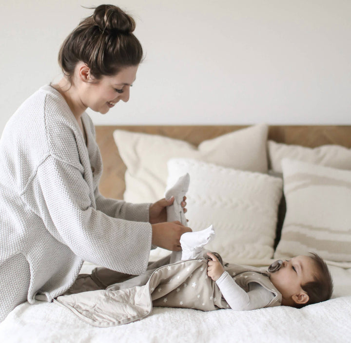 Oatmeal Stars Sleep Sack