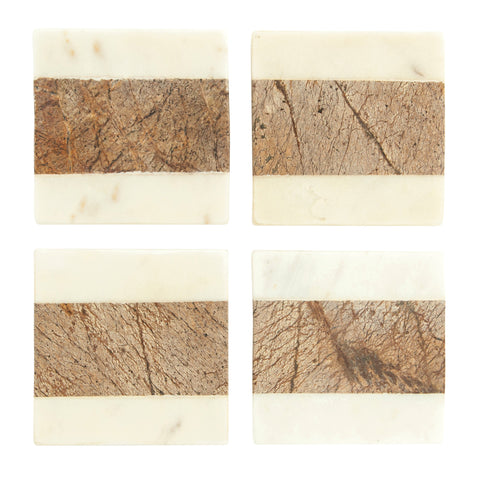 Square Marble Coasters