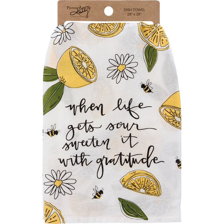 Sweeten it with Gratitude Kitchen Towel