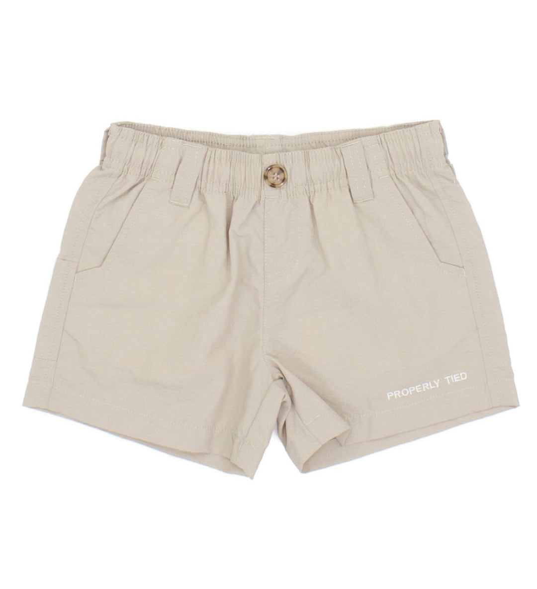 Khaki Mallard Shorts - Little One