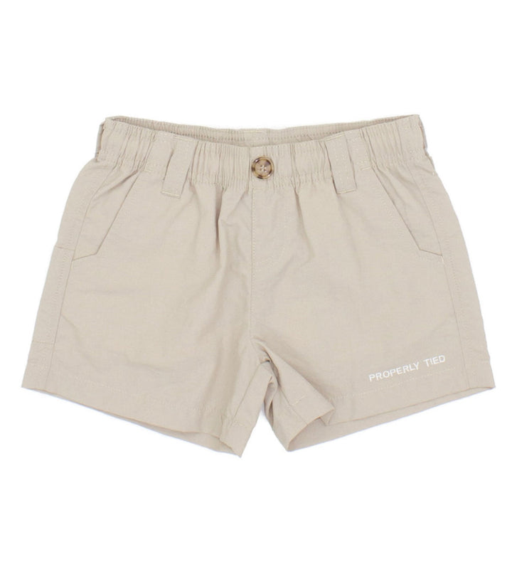 Khaki Mallard Shorts - Little One