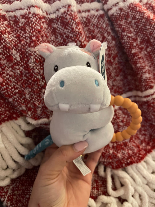 Hippo Rattle Teether