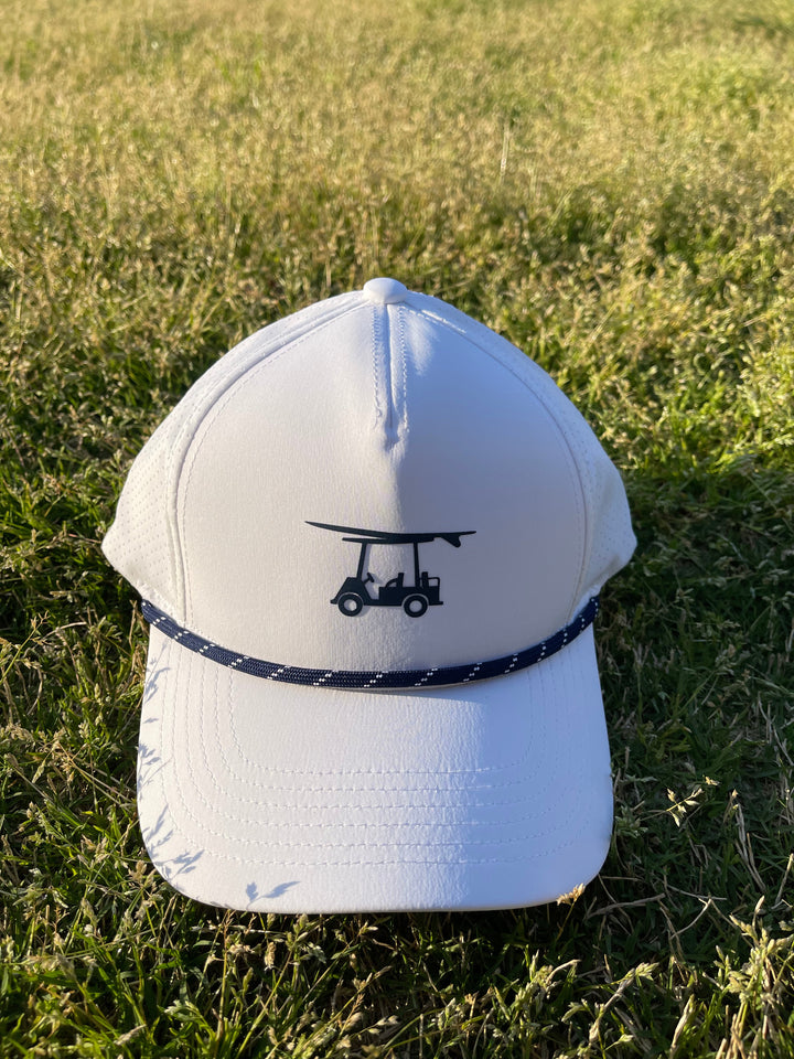 Rope Bald Head Blues White Hat