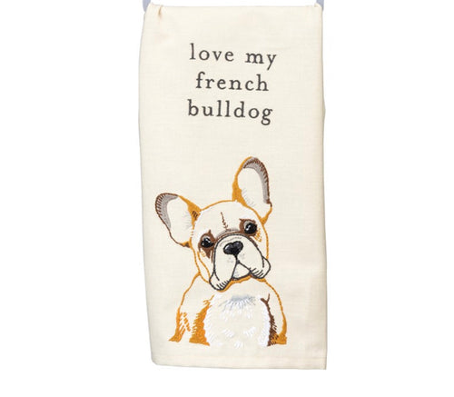 Love My Frenchie Kitchen Towel