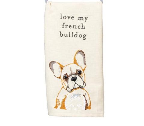 Love My Frenchie Kitchen Towel