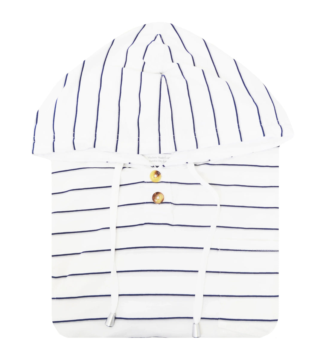 Striped Pullover with Buttons