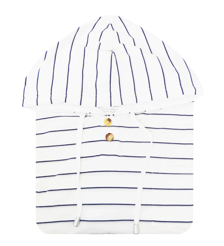 Striped Pullover with Buttons