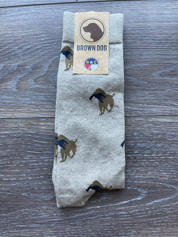 Lab and a Duck Socks - Oatmeal
