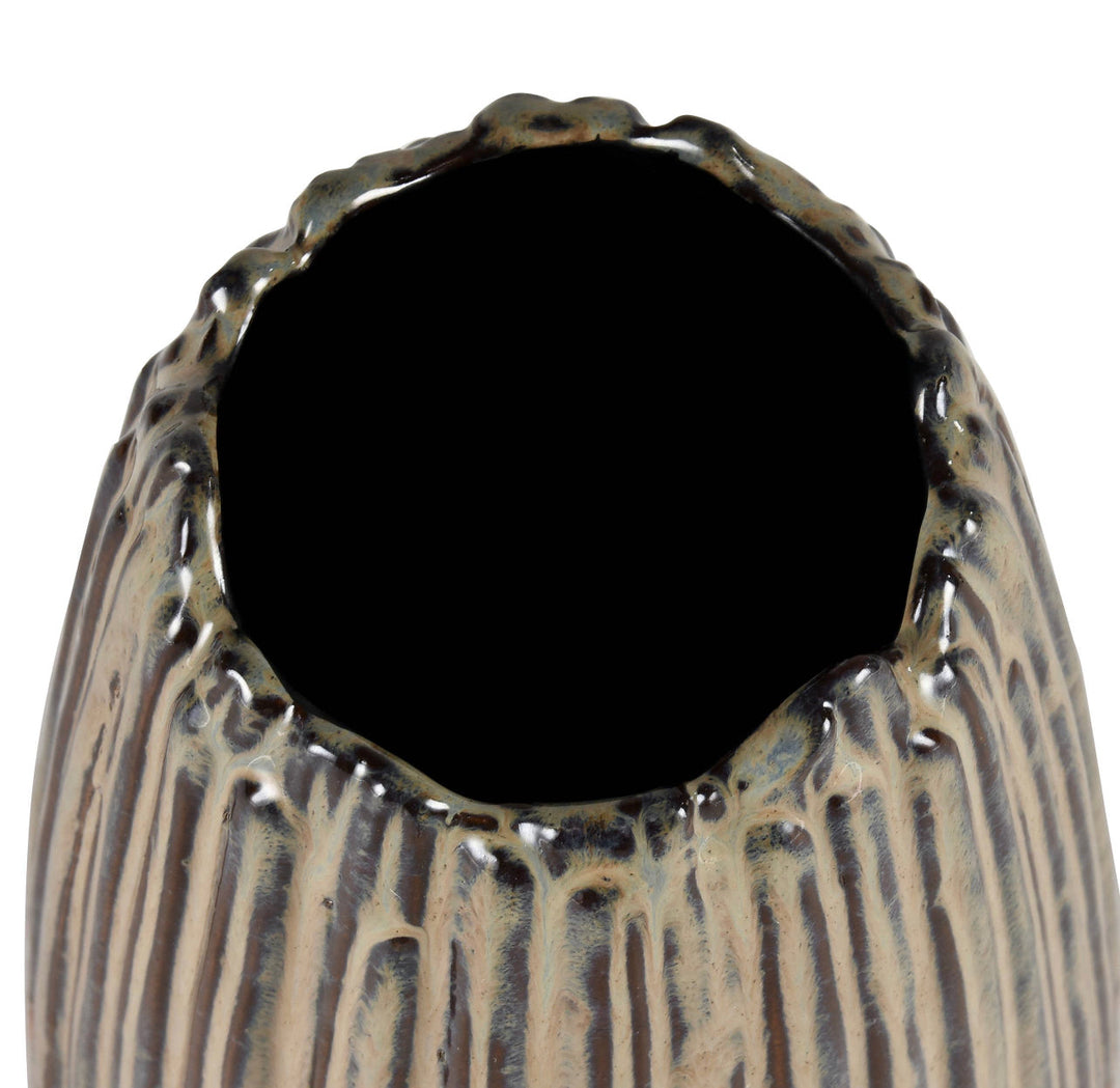 Copper Ceramic Vase - Medium