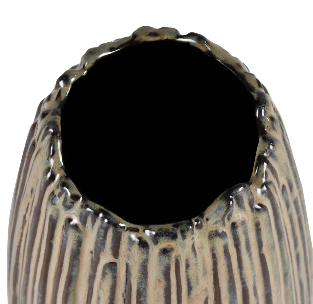 Copper Ceramic Vase - Large