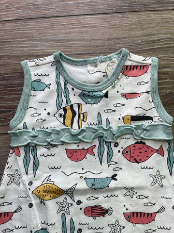 Under the Sea Sleeveless Romper