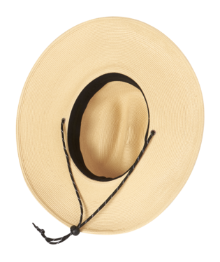 Islander Straw Hat with Black Roping