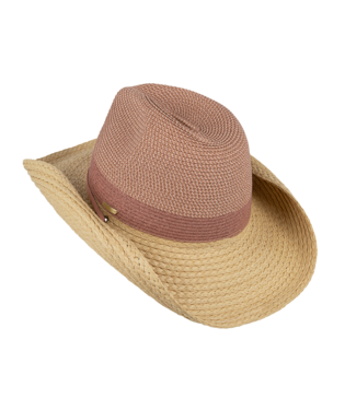 Ladies Cowboy Hat with Dusty Pink Top - Sunny Isles